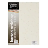 Opakowania i torebki na prezenty - Galeria papieru Karton ozdobny Premium 220g/m2 STARS JASNOZŁOTY 20 arkuszy A4 - miniaturka - grafika 1