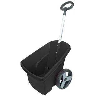 Wózek ogrodowy czarny 67 L czarny - Taczki - miniaturka - grafika 1