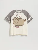 Koszulki dla dziewczynek - Reserved - T-shirt Pusheen - wielobarwny - miniaturka - grafika 1