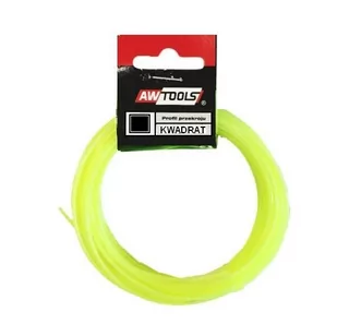 AWTools Żyłka tnąca kwadrat 1,6mm x 10m AW70110 AW70110 - Akcesoria do kos i kosiarek - miniaturka - grafika 1