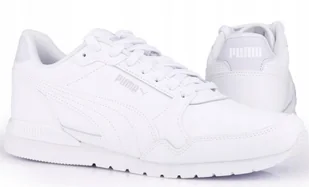 Buty Puma Męskie Skóra Białe Lekkie St Runner V3 L 384855 20 R. 44 - Buty sportowe męskie - miniaturka - grafika 1