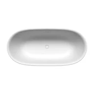 Wanny - Kaldewei Meisterstuck Oyo Duo Wanna wolnostojąca 163x77 cm z przelewem z korkiem nieemaliowanym biała 205043500001 - miniaturka - grafika 1