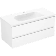 Szafki łazienkowe - Mexen Orio szafka łazienkowa 100 cm z umywalką Vela, 2 szuflady, biała mat - 91A10-10047-2-BFF01-W23M01 - miniaturka - grafika 1