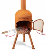 Paleniska ogrodowe - BONFEU KOMINEK OGRODOWY BONSOLO RDZAWY - miniaturka - grafika 1