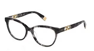 Okulary przeciwsłoneczne - Furla VFU634 okulary, shiny szary/czarna havana, 53 damskie, Shiny Grey/Black Havana, 53 - grafika 1