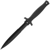 Noże - Nóż wojskowy Schrade Needle Magnum Serrated Fixed Blade - Black - miniaturka - grafika 1