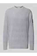Swetry męskie - Sweter o kroju regular fit z czystej bawełny - Tom Tailor Denim - miniaturka - grafika 1