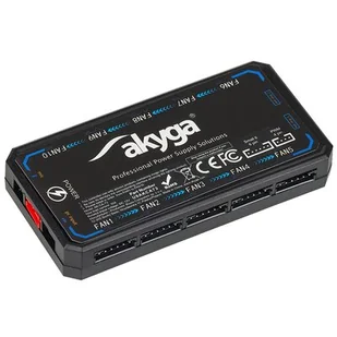 Akyga AK-CA-73 fan LED controller AK-CA-73 - Akcesoria do komputerów stacjonarnych - miniaturka - grafika 1