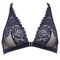 Biustonosze - Maison Lejaby Fleur Ikat Biustonosz, Granatowy, XS Kobiety, granatowy, XS - miniaturka - grafika 1