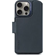 Etui i futerały do telefonów - Etui DECODED Leather Detachable Wallet MagSafe do Apple iPhone 16 Pro Granatowy | Bezpłatny transport - miniaturka - grafika 1