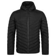 Kurtki rowerowe - Elegancka Zimowa Kurtka Męska Jenda Black L - Zrównoważona Skóra - miniaturka - grafika 1