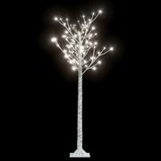 Choinki - vidaXL vidaXL Wierzba z oświetleniem, 140 zimnych białych LED, 1,5 m - miniaturka - grafika 1