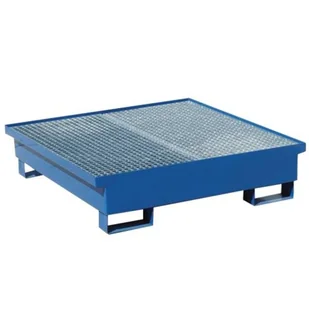 Wanna wychwytowa metalowa na 4 beczki 200L 120x120cm - Beczki - miniaturka - grafika 2