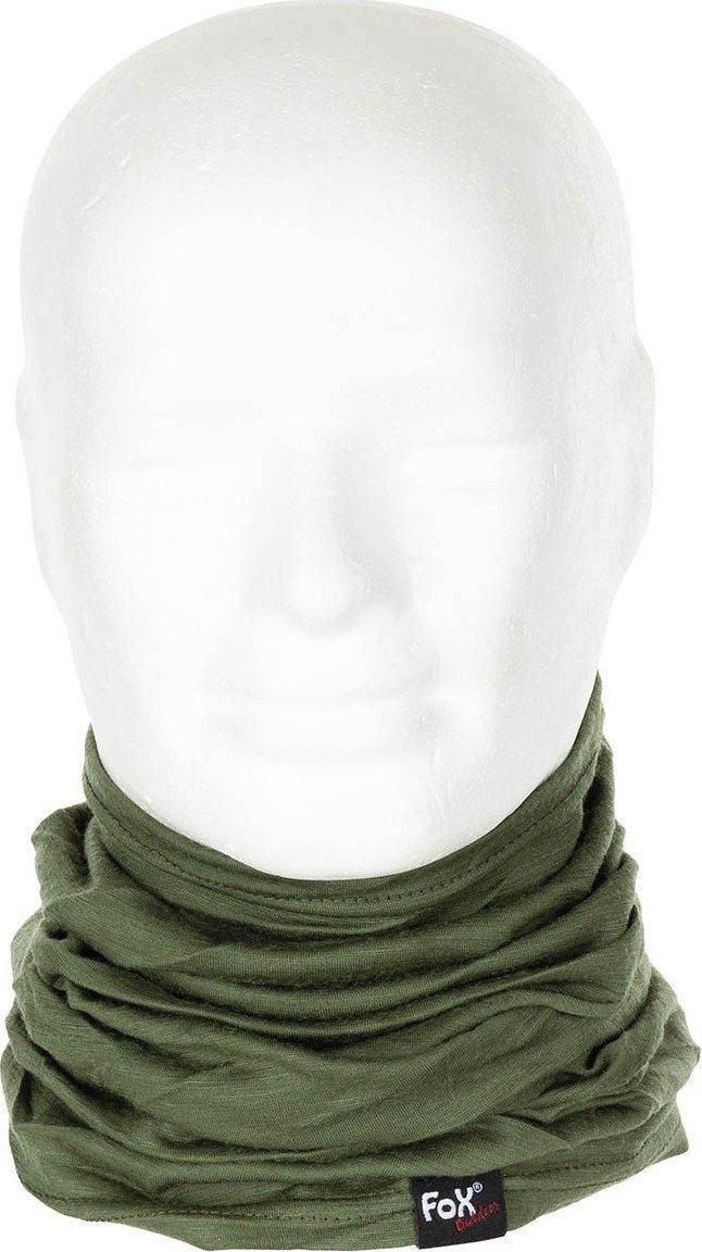 FoxOutdoor Szalik FoxOutdoor Merino Lite, zielony