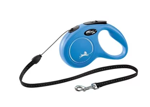 Flexi Classic Smycz linkowa, rozm. S 5m do 12kg, niebieska - Smycze dla psów - miniaturka - grafika 1