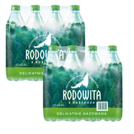 Woda - Woda mineralna RODOWITA z Roztocza delikatnie gazowana 24x 0,6 l - miniaturka - grafika 1