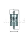 Filtry paliwa - Filtr paliwa Mahle KL 146 - miniaturka - grafika 1