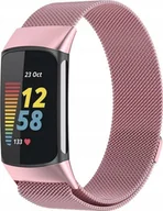 Akcesoria do smartwatchy - PASEK Bransoleta stalowa opaska do Fitbit Charge 5 - miniaturka - grafika 1