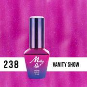 Lakiery hybrydowe - Molly Lac Lakier hybrydowy MollyLac Glowing Time Vanity Show 10 ml Nr 238 - miniaturka - grafika 1