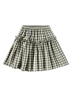 Spódnice - molo Spódnica w kolorze beżowo-antracytowym - miniaturka - grafika 1