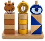 Klocki - Klocki drewniane ze zwierzętami - miniaturka - grafika 1