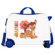 Walizki - Disney Bambi dziecięca walizka wielokolorowa 50 x 39 x 20 cm sztywne ABS kombinowane zamknięcie boczne 34 l 1,8 kg 4 koła - miniaturka - grafika 1