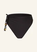 Stroje kąpielowe - Seafolly Dół Od Bikini Z Wysokim Stanem Palermo schwarz - miniaturka - grafika 1