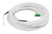 Kable światłowodowe - Digitus DK-3904LCA-50 InfiniBand/fibre optic cable 50 m 4x LC LC/APC G.657.A2 Biały - miniaturka - grafika 1