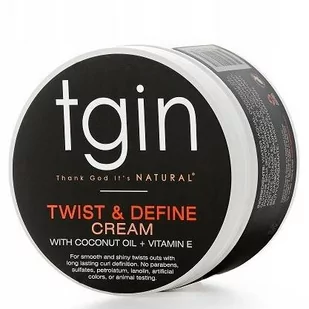 TGIN, Twist & Define, Krem do Stylizacji z Olejem Kokosowym i Witaminą E, 340g - Kosmetyki do stylizacji włosów - miniaturka - grafika 1