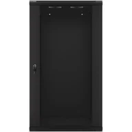 Szafy rack - Lanberg Szafa 19" 22U, 600x600, czarna FLAT PACK WF01-6622-10B - miniaturka - grafika 1