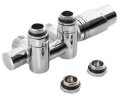 Akcesoria grzewcze - BRUCKNER Zawór przyłączeniowy WICHER COMBI termostatyczny zespolony uniwersalny rozstaw 50 mm kolor chrom 600.331.1 - miniaturka - grafika 1