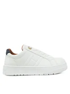 Buty dla chłopców - Tommy Hilfiger Sneakersy Low Cut Lace-Up Sneaker T3X9-33857-1355 M Biały - miniaturka - grafika 1