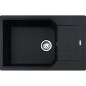 Zlewozmywaki - Franke Zlew Urban UBG 611-78 XL czarny mat 114.0633.178 - miniaturka - grafika 1