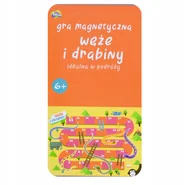 Układanki dla dzieci - Podróżna gra magnetyczna WĘŻE I DRABINY 4KIDZ - miniaturka - grafika 1