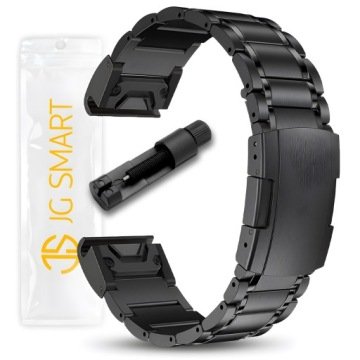 Bransoleta Pasek Do Garmin Fenix 5 6 7 8 E Pro Solar Instinct Tytanowa