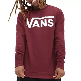 Bluza Vans Classic Crew VN0A456A4QU1 - bordowa - Bluzy męskie - miniaturka - grafika 1