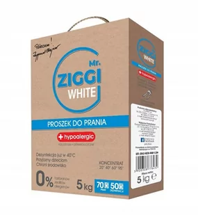 Mr. ZIGGI Mr ZIGGI Mr ZIGGI hipoalergiczny proszek do prania tkanin białych 5 kg - Środki do prania - miniaturka - grafika 1