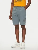 Spodenki męskie - Napapijri Szorty materiałowe N-Horton NP0A4HOS Niebieski Regular Fit - miniaturka - grafika 1