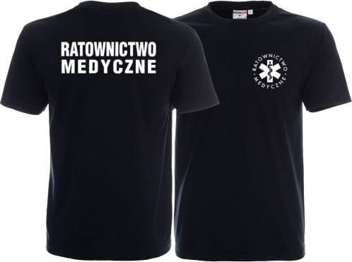 Promostars LPP - Koszulka męska RATOWNICTWO MEDYCZNE granatowa