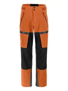 Spodnie narciarskie - Salewa Spodnie narciarskie "Sella 3" w kolorze pomarańczowym - grafika 1