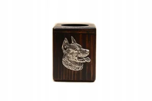 Owczarek Francuski Beauceron Świecznik na tealight - Świeczniki - miniaturka - grafika 1