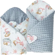 Rożki i beciki - ROŻEK BECIK NIEMOWLĘCY OTULACZ MINKY BAWEŁNA Kerstin - miniaturka - grafika 1