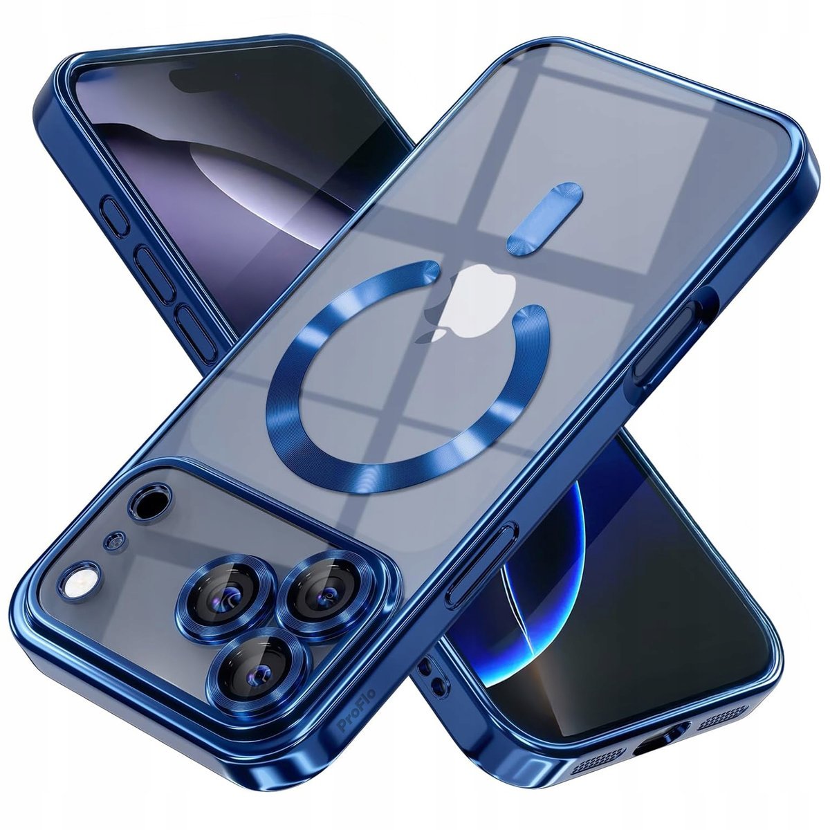 Etui ProFlo do iPhone 17 Pro Max do MagSafe Niebieskie Ochrona Aparatu