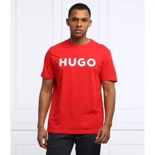 Koszulki męskie - HUGO T-shirt Dulivio | Regular Fit - grafika 1