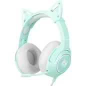 Słuchawki - ONIKUMA K9 RGB kocie uszy Zielone - miniaturka - grafika 1