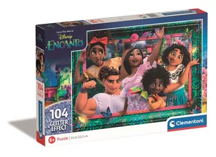 Puzzle, brokatowe Disney Encanto (20348), 104 el. - Puzzle - miniaturka - grafika 1