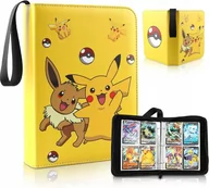 Gry karciane - PRO ALBUM NA 400 KART POKEMON PIKACHU WODOODPORNY NA SUWAK Z UCHWYTEM - miniaturka - grafika 1