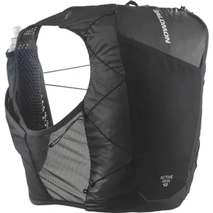 Salomon Active Skin 12 Set, plecak do biegania, czarny - Plecaki - miniaturka - grafika 1