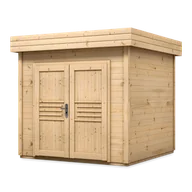 Altany ogrodowe - Domek ogrodowy MALWA podwójne drzwi 270x270cm - Megiw - miniaturka - grafika 1
