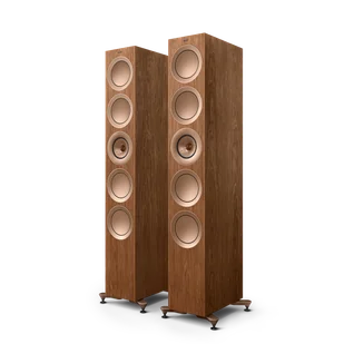 KEF R11 Meta kolumna podłogowa (sztuka) Walnut - Głośniki i kolumny - miniaturka - grafika 1